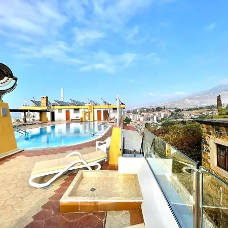 Estudio Cs Con Wifi, Piscina En Azotea Con Vista En Puerto De La Cruz *